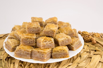 baklava on a plate