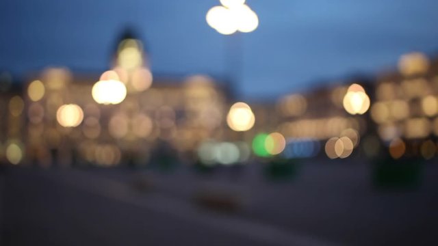 View of Piazza Unit&agrave; in Trieste at sunset, Italy