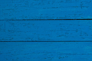 Blue wooden planks texture for background