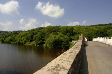 Fototapeta na wymiar river wye herefordshire
