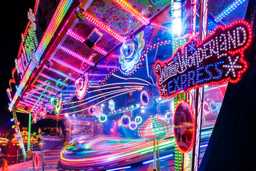 Christmas fair in Hyde park in 2016