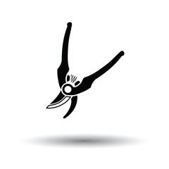 Garden scissors icon