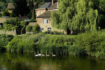 Obraz premium river severn arley shropshire