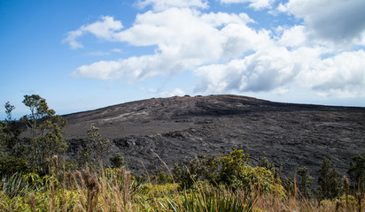 Remnant Volcano Mound at Hawaii Volcanoes National Park