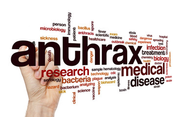 Anthrax word cloud concept