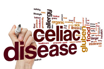 Celiac disease word cloud