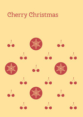 Vector greeting card with text 