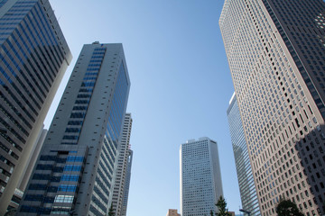 Fototapeta na wymiar 東京、新宿高層ビル