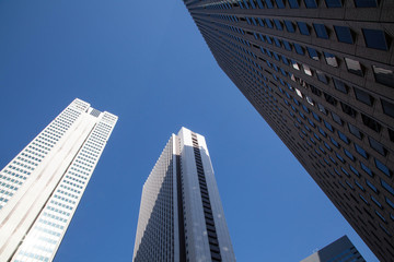 Fototapeta na wymiar 東京、新宿高層ビル