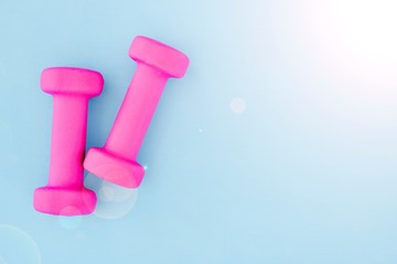 Pink Gym Dumbbell