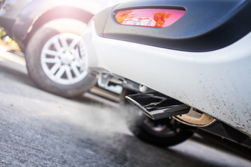 Pipe exhaust car smoke emission