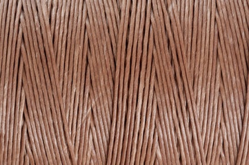brown waxed thread