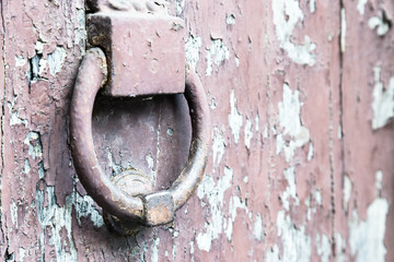 Door knocker in Sicily