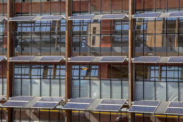 solar panels on an Office Building