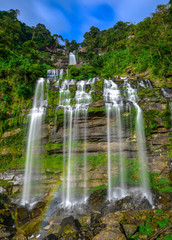 Beautiful waterfall in Lao.