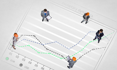 Working together for best results . Mixed media