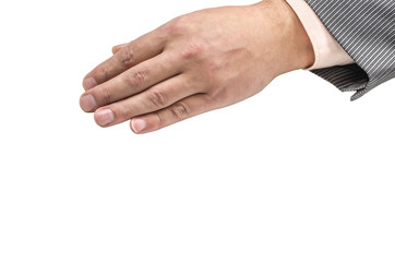 Fototapeta premium hand, wrist, fingers, thumb, phalange, isolated, background, nail, emotions