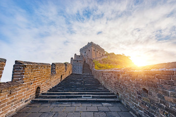 Fototapeta na wymiar China Jinshanling scenery in the Great Wall.