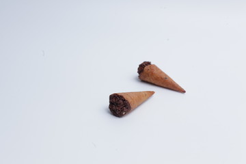variety of biscuit with chocolate, coconut spice