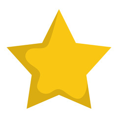 Isolated star symbol icon vector illustration graphic design