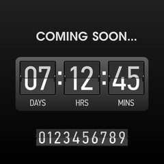 Coming soon countsown website timer template