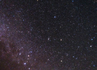 Stars constellation in the sky