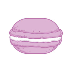 delicious donut dessert icon vector illustration graphic design