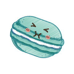 delicious donut dessert icon vector illustration graphic design