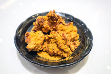 Fried chicken karaage crispy