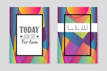 Obraz premium Abstract vector layout background for web and mobile app, art template design, list, page, mockup brochure theme style, banner, idea, cover, booklet, print, flyer, book, blank, card, ad, sign, sheet.
