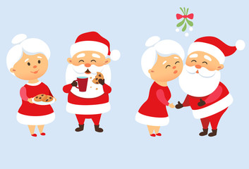 Santa Claus family