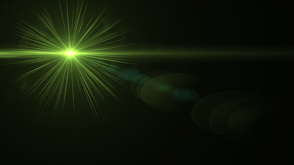 abstract of lighting for background. digital lens flare in dark