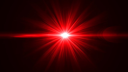 abstract of lighting for background. digital lens flare in dark