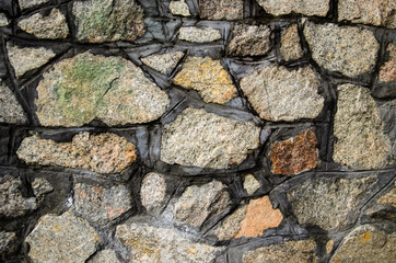 Texture of granite stone wall as a background