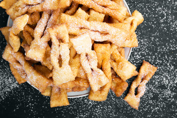 Faworki - Traditional Polish cookies served at Fat Thursday