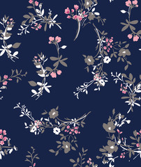 seamless flower bunches 