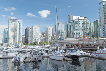 Fototapeta na wymiar The city of Vancouver in Canada