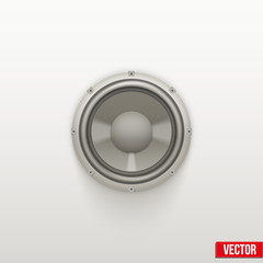 Icon Light Load Speaker. Symbol of sound. Vector Illustration.