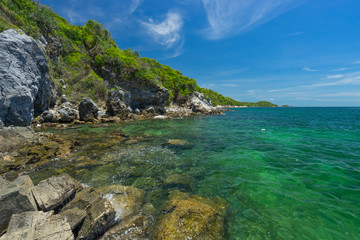 Fototapeta na wymiar Sichang island seascape, Thailand