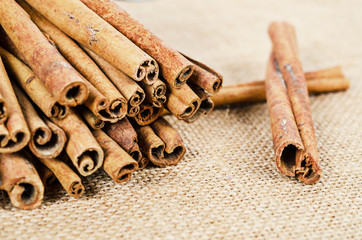 Cinnamon sticks.