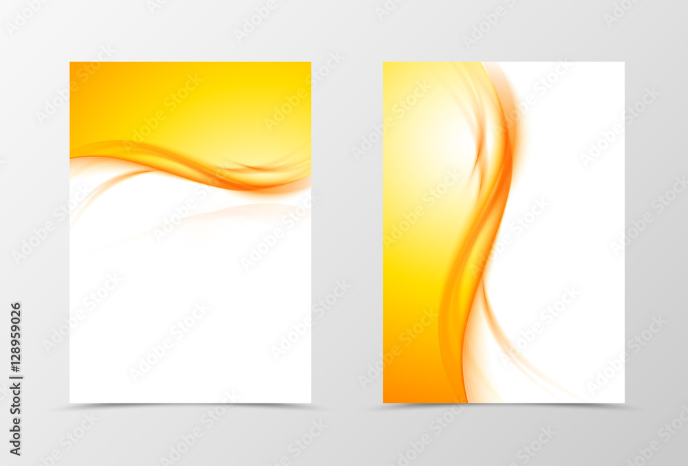 Poster front and back dynamic flyer template design