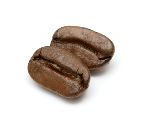 Coffee bean isolated on white background