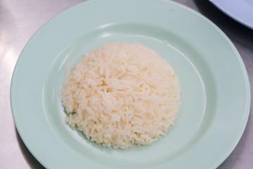 Cooked rice
