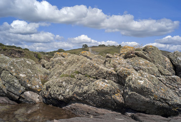 dorset devon coastline south hams england uk