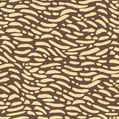 Ink abstract seamless pattern. Background with artistic strips a