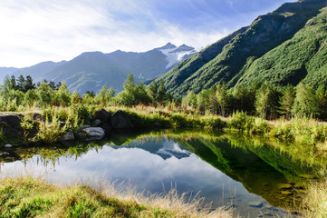 Fototapeta premium Mountain lake