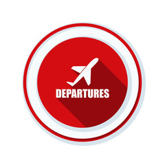 Obraz premium Airport Departures Sign