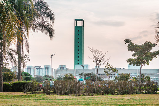 Villa-Lobos Park in San Paulo (Sao Paulo), Brazil (Brasil)
