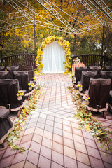 Obraz premium wedding ceremony decoration