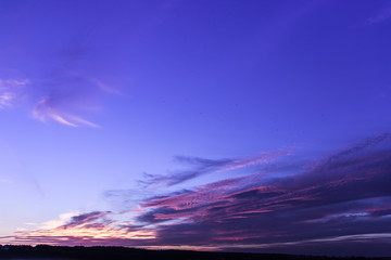 Obraz premium Sunset in the sky